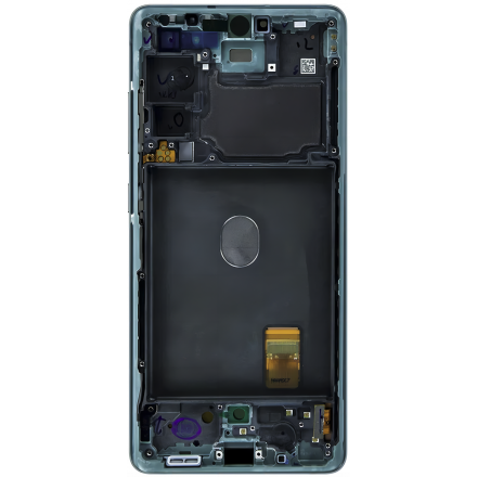 N112 Pantalla Completa ORIGINAL Con Marco Para Samsung Galaxy S20 FE 5G/G781 / S20 FE 4G/G780(VERDE)