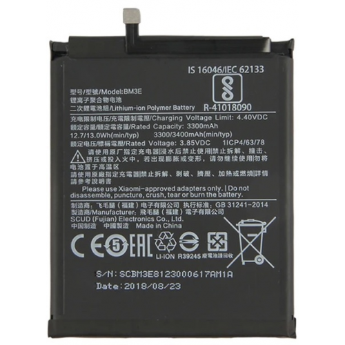 N75 Batería BM3E Para XIAOMI MI 8 / Mi8 De 3330mAh