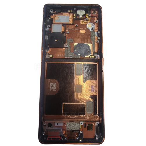 Pantalla original Completa amoled Y Táctil con marco para Oppo Find X2 Pro (CPH2025) (De Desmontaje) Grado A
