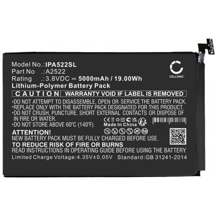 TAB 54 Bateria Litio Para Ipad MINI 6