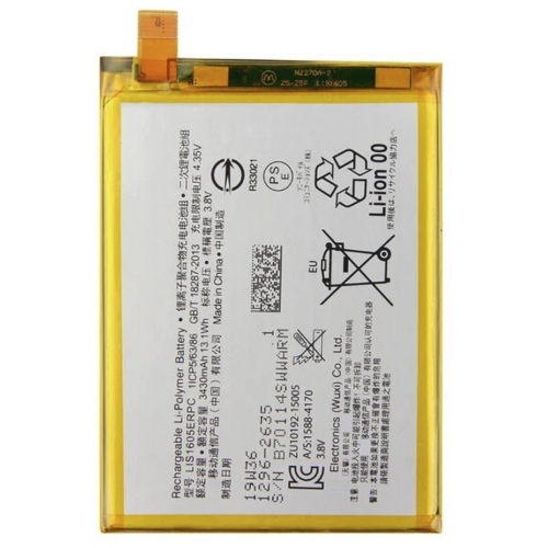 N281 Bateria LIS1605ERPC para Sony Xperia Z5 Premium (E6853) / Z5P Dual (E6883) de 3430mAh