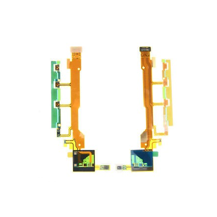 FLEX LATERALES DE VOLUMEN Y ENCENDER+MICROFONO SONY Z (L36H,C6603)