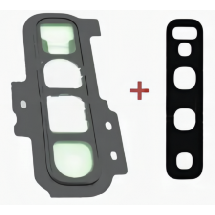 Lente De Camara Con Marco Para Samsung Galaxy S10 / S10 Plus