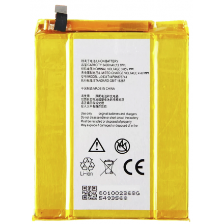 N289 Bateria Li3934T44P8h876744 para ZTE GRAND X MAX 2 Z988 / ZTE ZMAX PRO Z981 de 3400mAh