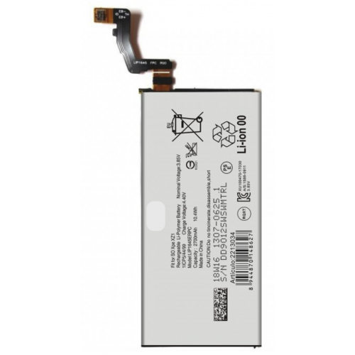 N344 Batería LIP1645ERPC para Sony Xperia XZ1  de 2700 mAh