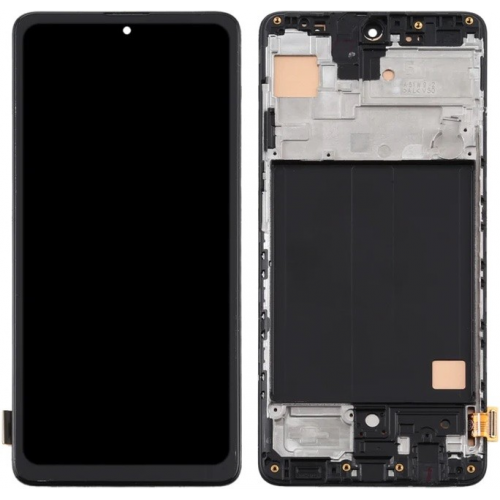 Pantalla Completa Con Marco compatible Para Samsung Galaxy A51 A515 Amoled- Funciona Huella alta calidad