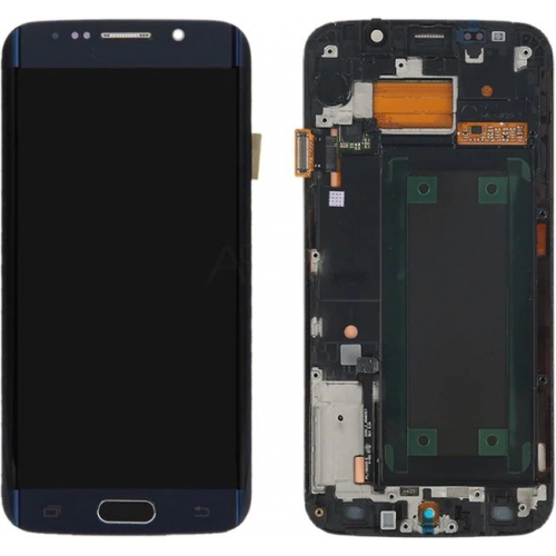 N91 samsung g925f s6 edge pantalla completa original color (NEGRO)