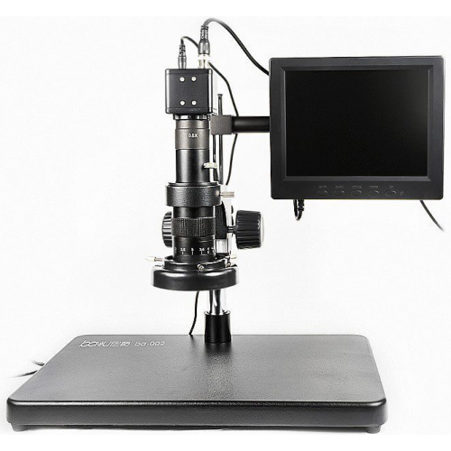 Microscopio Profesional con Monitor LCD HD 14MP BAKU BA-002 / Cámara HDMI / 14 Millones de Pixeles