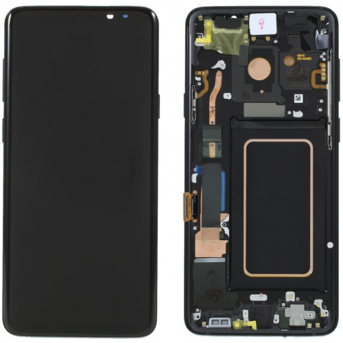 Pantalla completa Original Con Marco para Samsung Galaxy S9 PLUS SM-G965F NEGRO