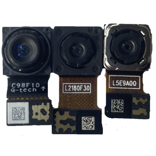Cámara trasera Macro - teleobjetivo y Gran angular para Motorola Moto One Fusion
