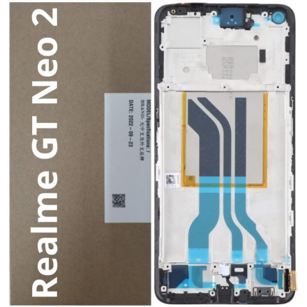 Pantalla Con Marco Para Realme GT NEO 2 /  Realme GT2 -...