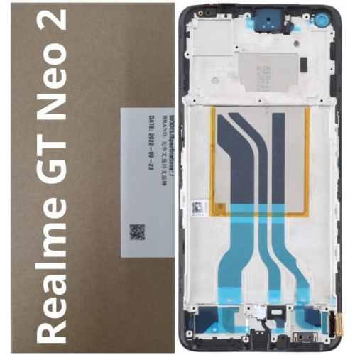 Pantalla Con Marco Para Realme GT NEO 2 /  Realme GT2 - ORIGINAL