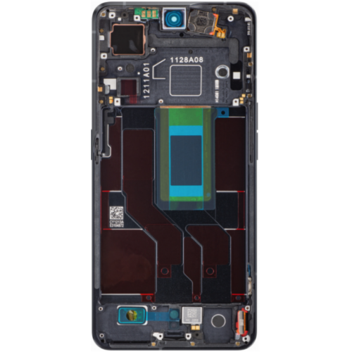 Pantalla Completa Amoled Y Táctil Con Marco Para Oppo Reno 8 Pro  Reno 8 Pro Plus Original (De Desmontaje) Negro