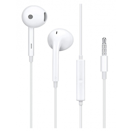 Auriculares original Oppo MH135 Jack 3,5mm Blanco sin...
