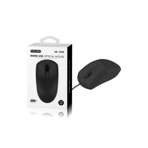 Raton de Ordenador con Cable USB 1.5 metros SB-1000 - MAXAM