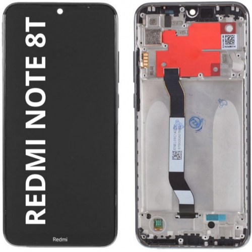 Pantalla Con Marco para Xiaomi Redmi Note 8T - (PLATA)