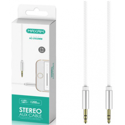 Cable Auxiliar Estéreo entrada Jack A Jack 3.5MM de 1.2...