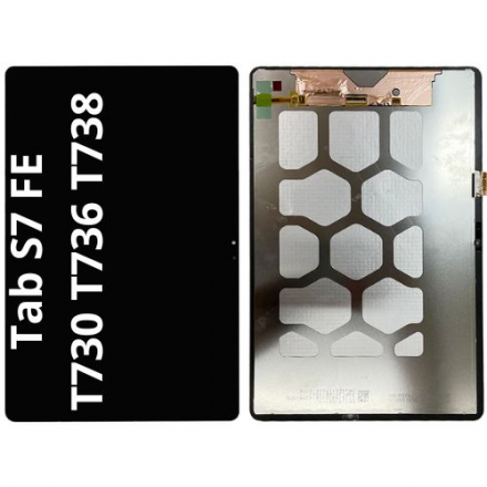 Pantalla Completa Original para Samsung Galaxy Tab S7 FE T730 T736 T738 – NEGRO