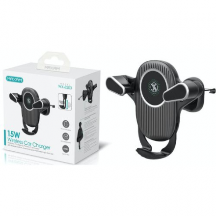 Soporte De Móvil Para Coche Con Cargador Inalámbrico y...