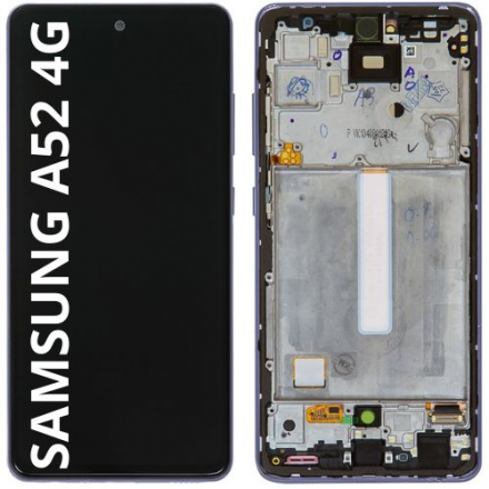 Pantalla Completa Amoled LCD Y Táctil Con Marco Para Samsung Galaxy A52 4G 2021 SM-A525F