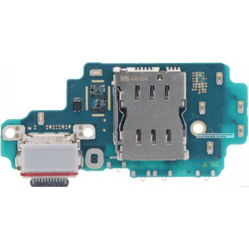 Flex De Placa De Carga Y Lector De Tarjeta SIM Para Samsung Galaxy S24 ULTRA (S928) ORIGINAL