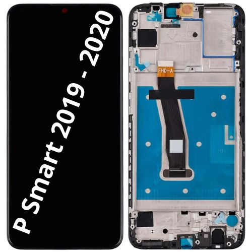 Pantalla Completa Service Pack Con Marco Para HUAWEI P Smart 2019 - P Smart 2020 Calidad Premium