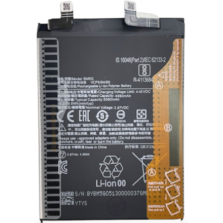 Bateria Litio BM5G Para Xiaomi Redmi Note 11T Pro -...