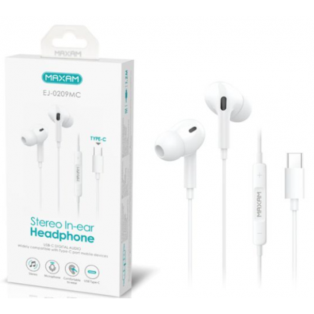 Auricular De Diadema Estéreo Tipo C De 1.2 BLANCO