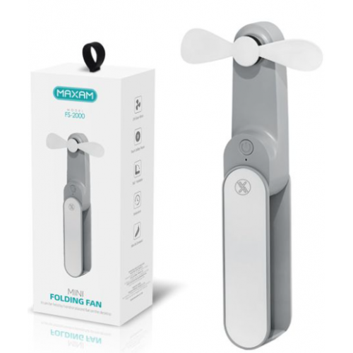 Ventilador Plegable Con Bateria litio De 1500mAh - Dos tipos de velocidades FS-2000