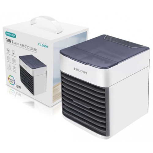 Mini Refrigerador De 12W Con 3 Velocidades Ajustables Y Función Nebulización FS-3000