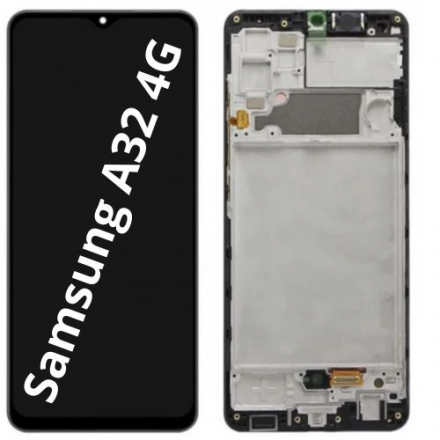 Pantalla Completa Con Marco Para Samsung Galaxy A32 4G...