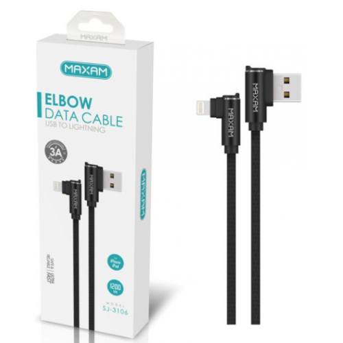 Cable De Datos USB A Lightning 3A 1.2 metro SJ-3106
