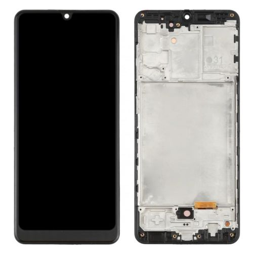 Pantalla Completa Original Con Marco Para Samsung Galaxy A31 A315 - NEGRO