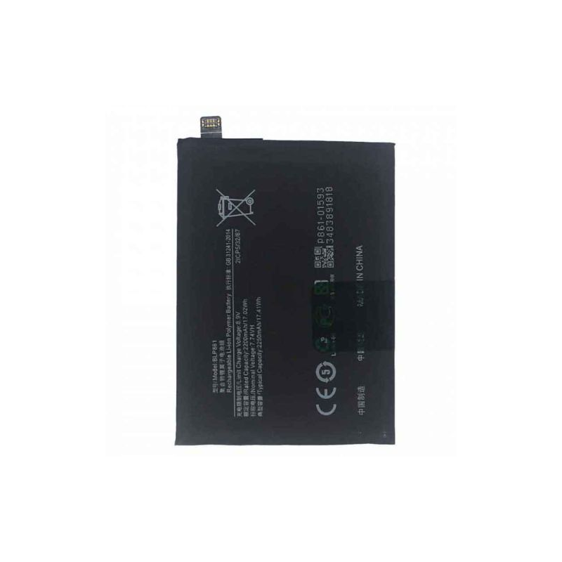 Batterie De Rechange BLP861 Pour OnePlus Nord 2 5G, Nord 2T, 9RT - 2250 MAh - Avec Kit D'outils De Remplacement
