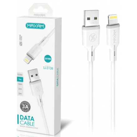 Cable de Carga Lighting Iphone PVC 3A 1metro - SJ-3108