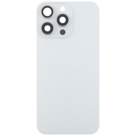Tampa Traseira COM LENTES e Suportes METALICOS para iPhone 15 Pro