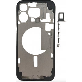Chasis / Marco Intermedio Con Bandeja Sim Y Botones Físicos Para IPHONE 15 PRO MAX