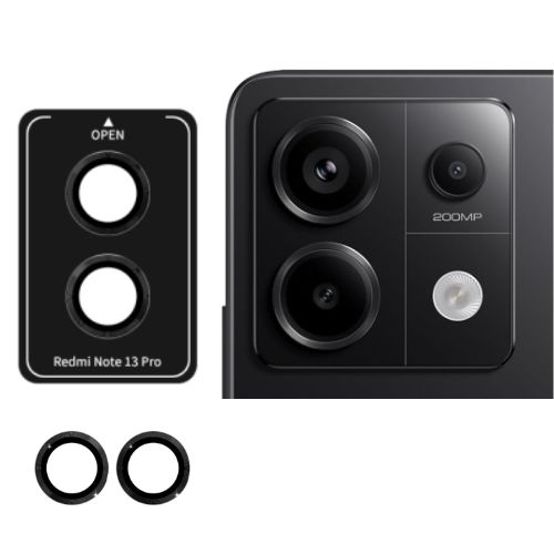 Lente De Cámara Trasera Con Marco Para Xiaomi Redmi Note 13 Pro 5G