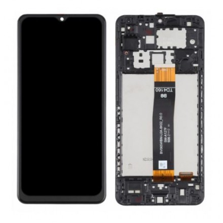 Pantalla Con Marco Para Samsung Galaxy A12 2021 / A127 -...