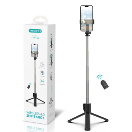 MAXAM ZJ-8102 Bluetooth Plegable Con Palo Selfie, 100cm...