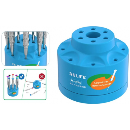 Relife RL-078A Estantería Giratorio para Destornilladores...