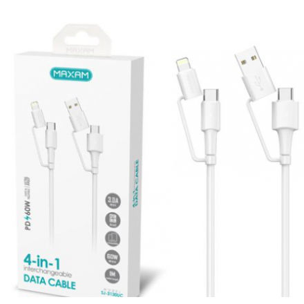 N272 SJ-3130UC Cable 4 En 1 Tipo C a USB Enchufe...