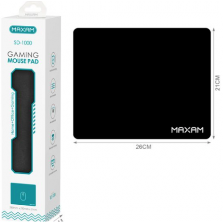 SD-1000 Maxam Alfombrilla Negra De Ratón 210*560*2mm