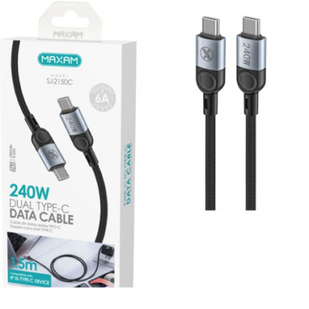 N102 SJ-2150C Cabale De Datos Trenzados Tipo C a C 240W...