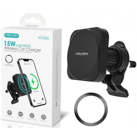 N104 WX-8202 Maxam Soporte Cargador Inalámbrico Magnético...