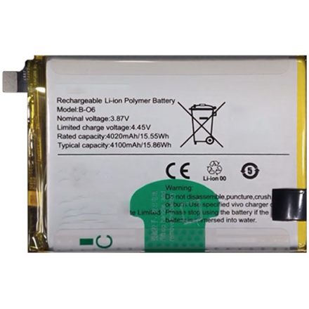 Bateria Litio B-06 Para Vivo Y70 De 4020mAh.15.55Wh