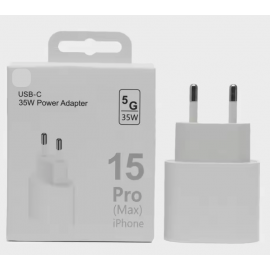 Adaptador Cargador De Pared Tipo C a Tipo C / Ultra Rapido De 35W  Calidad Original(un año de garantia)