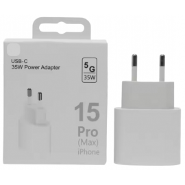 Cargador De Pared Tipo C a Tipo C De 35W / Ultra Rápido Calidad Original - 12 Meses de Garantía