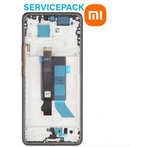SERVICE PACK Pantalla Completa Amoled Y Táctil Original Con Marco Para Redmi Note 14 Pro 5G