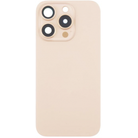 Tampa Traseira Com Lente de Câmara e Suportes Metálicos para iPhone 16 Pro Max
